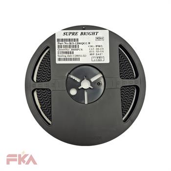 خرید قطعات الکترونیک سبز 1206 LED GREEN SMD - 129021 فراکوشان