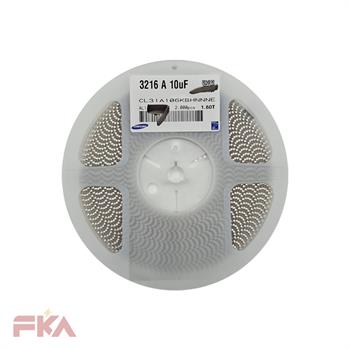 10UF خازن  50V 10% SAMSUNG 1206 SMD(106)