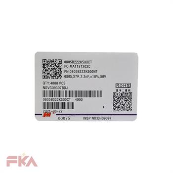 خازن CAP 2/2NF 0805 SMD 
