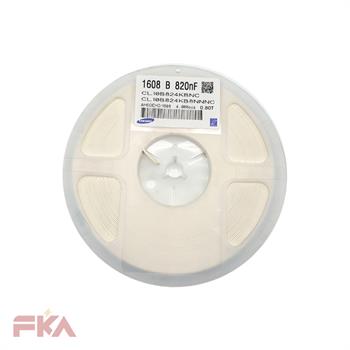 خازن CAP 820NF 0603 SMD 