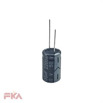 خازن الکترولیت CP 2200MF 50V 16*25 JWCO DIP 