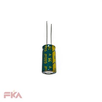 خازن الکترولیت CP 680MF 35V 10*17 JWCO GREEN 