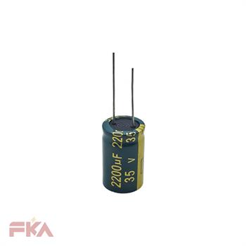 خازن الکترولیت CP 2200MF 35V 16*26 DIP 