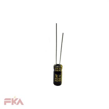 خازن الکترولیت 22MF 50V 5*11 JWCO GOLD 