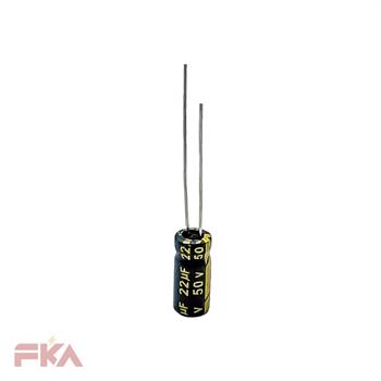 خازن الکترولیت 22MF 50V 5*11 JWCO GREEN 