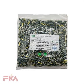 خازن الکترولیت 22MF 50V 5*11 JWCO GREEN 