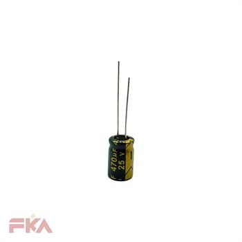 خازن الکترولیت 470MF 25V 8*12 JWCO GREEN 