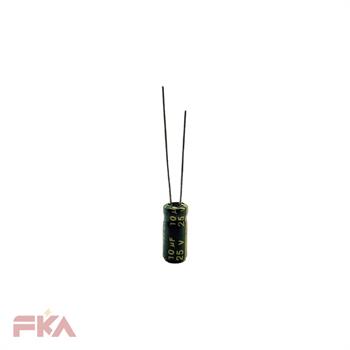 خازن الکترولیت 10MF 25V 5*11 JWCO GREEN DIP 