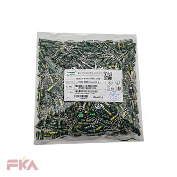 خازن الکترولیت 10MF 25V 5*11 JWCO GREEN DIP 