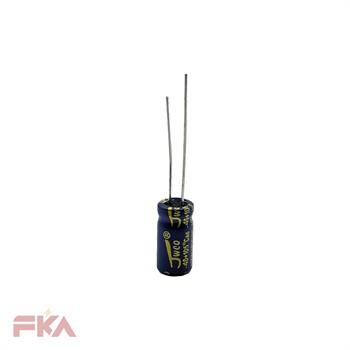 خازن الکترولیت 100MF 25V 6/3*12 JWCO PURPLE 