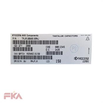 خازن تانتال CP 10MF 16V A SMD 