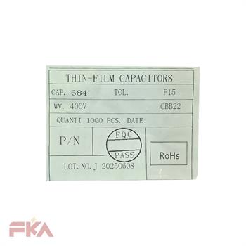 خازن پلی استر CBB22 684.400V P15 JHR 