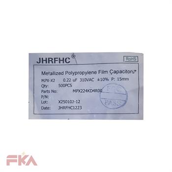 خازن پلی استر 224.310V P15 JHR 