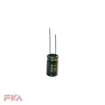 خازن الکترولیت 330MF 50V 10*7 JWCO GREEN 