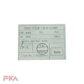 خازن پلی استر CBB22 684.400V P20 JHR