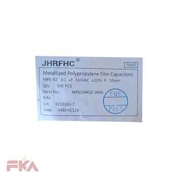 خازن پلی استر 104.310V P10 JHR 