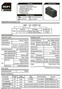 رله HCP1-S-DC12V-C HKE 