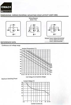 رله خودرویی 24 ولت 5 پایه  CMA31-DC24V-C HKE 