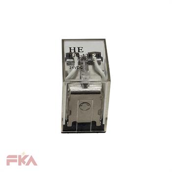 رله شیشه ای سوکت خور HJQ-13F-2C 24V 2C HE 