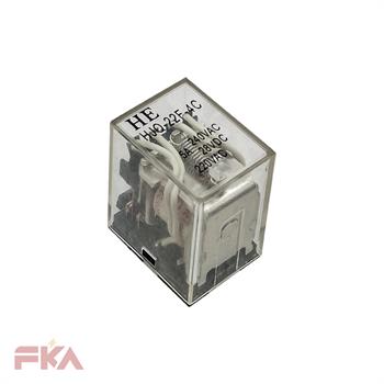 رله شیشه ای سوکت خور HJQ-22F-4C 220V 4C HE 