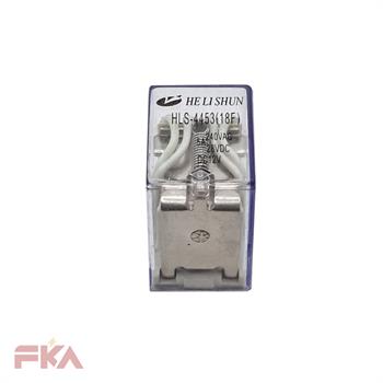 رله شیشه ای سوکت خور HLS-4453-18F 12V 2C HE