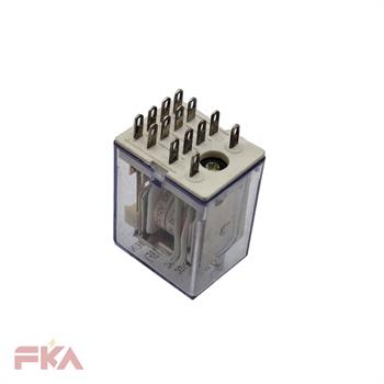 رله شیشه ای سوکت خور HLS-4453-18F 12V 2C HE