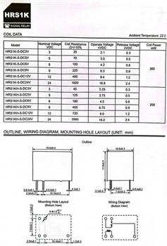 رله مخابراتی 12ولت 5پایه - HRS1KH-S-DC12V HKE 