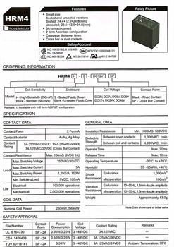 رله 12ولت HRM4H-S-DC12V HKE 