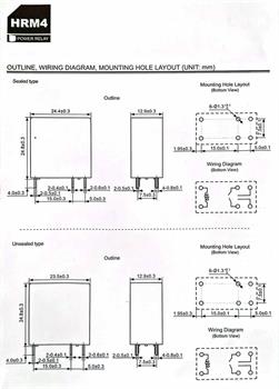 رله 12ولت HRM4H-S-DC12V HKE 