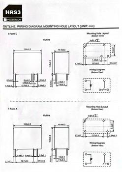 رله 24ولت 4پایه HRS3-S-DC24V-A HKE 