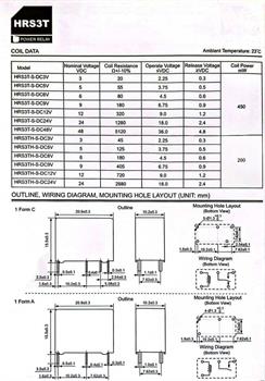 رله 12ولت 5 پایه HRS3T-SDC12V HKE 