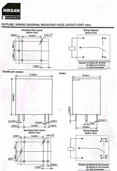 رله پایه میلیون 12ولت 17امپر HRS4NH-S-DC12V-C1 HKE