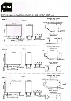 رله کتابی 12ولت 10 آمپر - HRMH-S-DC12V-C HKE 