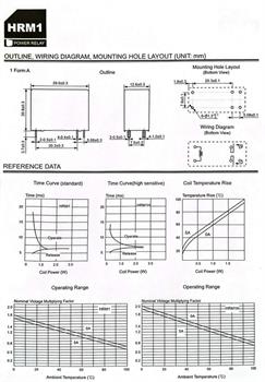 رله کتابی 2 کنتاکت 24 ولت 5 آمپر - HRM1H-S-DC24V-C HKE 5A