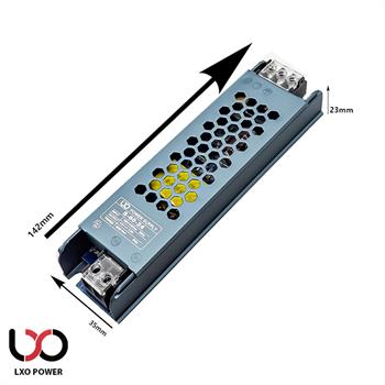 سوئیچینگ 24V 60W 2.5A SLIM LXO IP20  