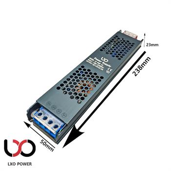 سوئیچینگ 12V 400W 33.3A SLIM LXO IP32  