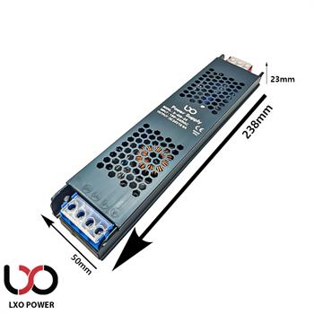 سوئیچینگ 24V 400W 16.6A SLIM LXO IP32  