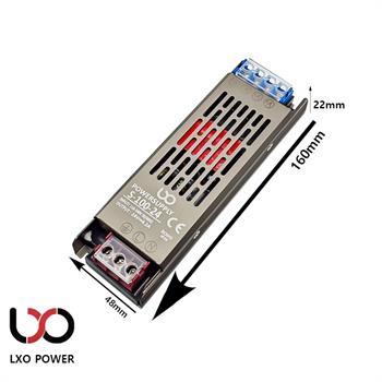 سوئیچینگ 24V 100W 4.2A SLIM LXO IP35  