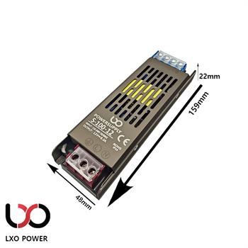 سوئیچینگ 12V 100W 8.3A SLIM LXO IP35  