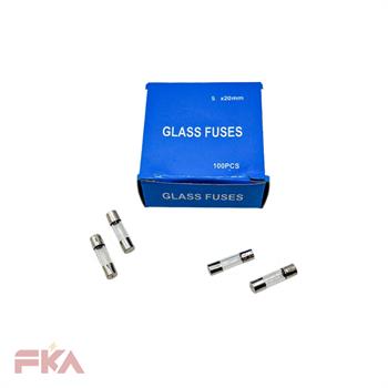 فیوز شیشه ایی ابی FUSE 2A 5X20 