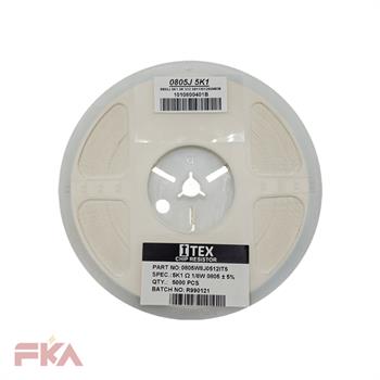 مقاومت RES 5/1K 0805 SMD 