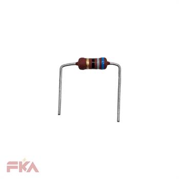 مقاومت پایه خم 1وات 68 اهم 5 درصد