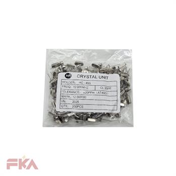 کریستال کوتاه 12/000/000 MHZ 49S