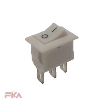 کلید بچه راکر سفید KCD11-3PIN   