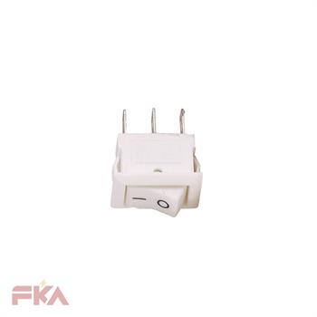 کلید بچه راکر سفید KCD11-3PIN   