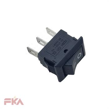  کلید بچه راکر مشکی KCD11-3PIN IRON 